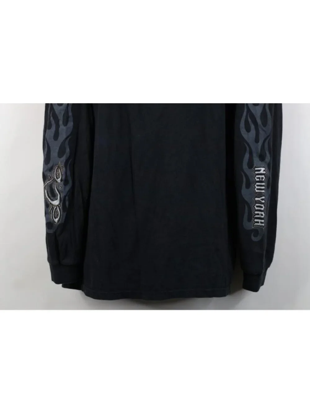 Vtg Orange County Choppers New York Mens 2XL Tribal Flames Long Sleeve T-Shirt